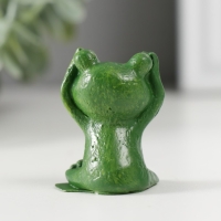 Сувенир полистоун "Сидящий лягушонок" набор 3 шт 2,3х3,2х4 см