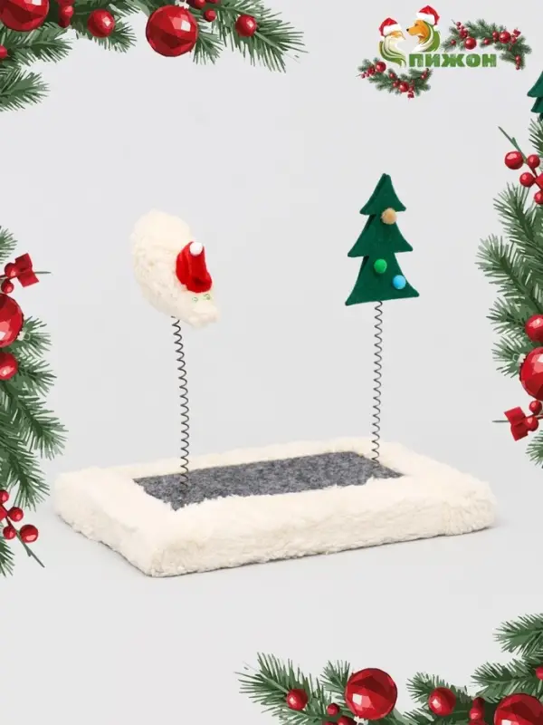 Игрушка для кошек с дразнилками "Загадочный лес", микс цветов