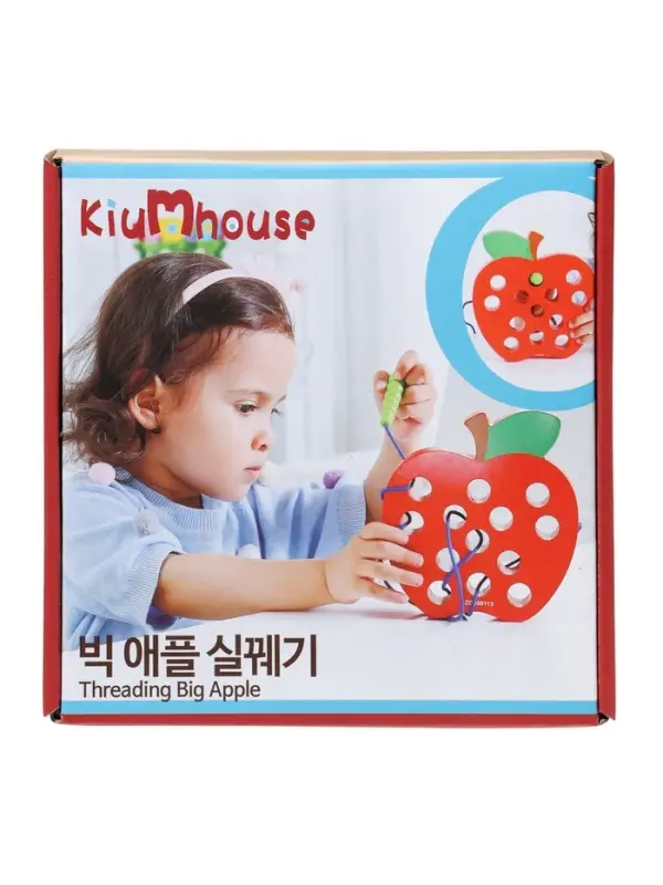 Шнуровка для  малышей древянная