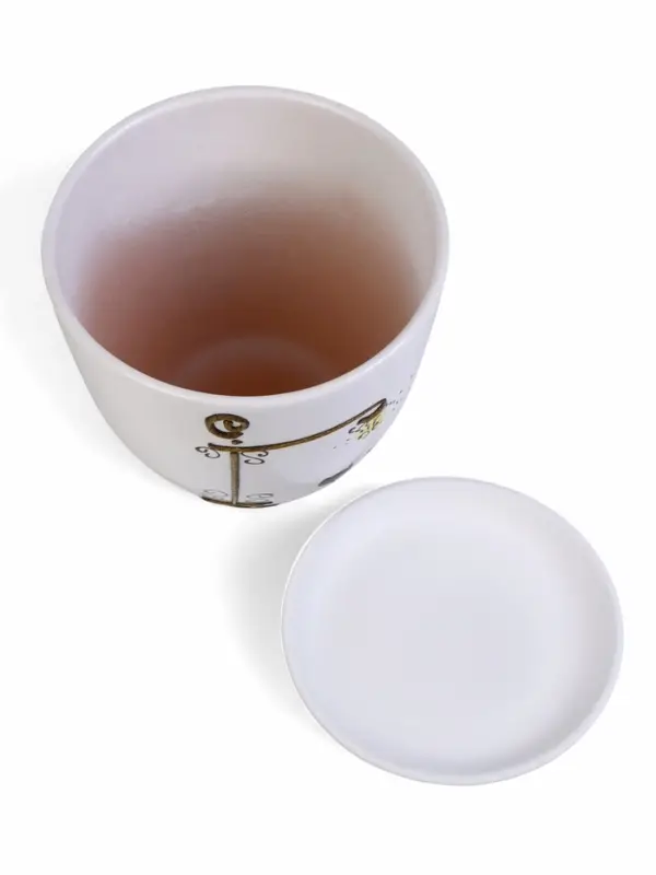 Набор горшков цветочный поддоном 4 шт 0,4 / 1 / 2,5 / 5 л керамика, Вечер