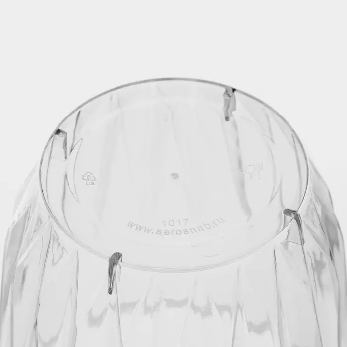 Стакан пластиковый одноразовый &laquo;Баккара&raquo;, 200 мл, прозрачный