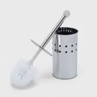 Ерш для унитаза "Квадраты", нержавеющая сталь