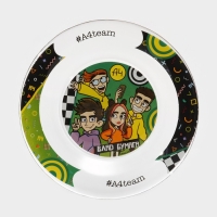 Тарелка стеклянная &laquo;Влад А4. Влад и компания&raquo;, d=19.5 см