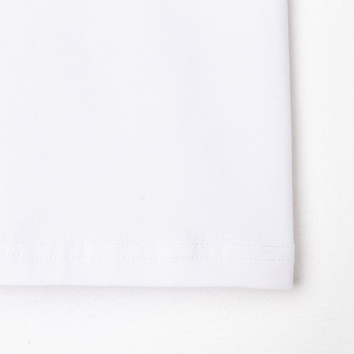 Футболка детская Basic line цвет белый, рост 110