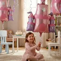 Воздушный шар фольгированный 30" "Замок"