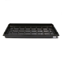 Поддон для рассады, 52 &times; 31 &times; 3,5 см, пластик, чёрный