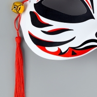 Карнавальная маска &laquo;Кицунэ&raquo;, чёрный и красный