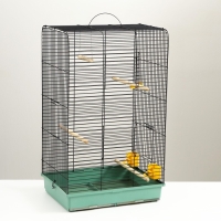 Клетка для птиц "Рикки 4" 48х 36 х 81 см, микс цветов Клетка для птиц "Рикки 4" 48х 36 х 81 см, микс цветов
