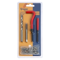 Набор для восстановления резьбы ТУНДРА, М8х1.25, 25 предметов Набор для восстановления резьбы ТУНДРА, М8х1.25, 25 предметов