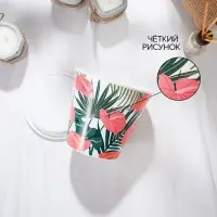 Горшок для цветов Доляна &laquo;Антуриум&raquo;, 800 мл, цвет белый