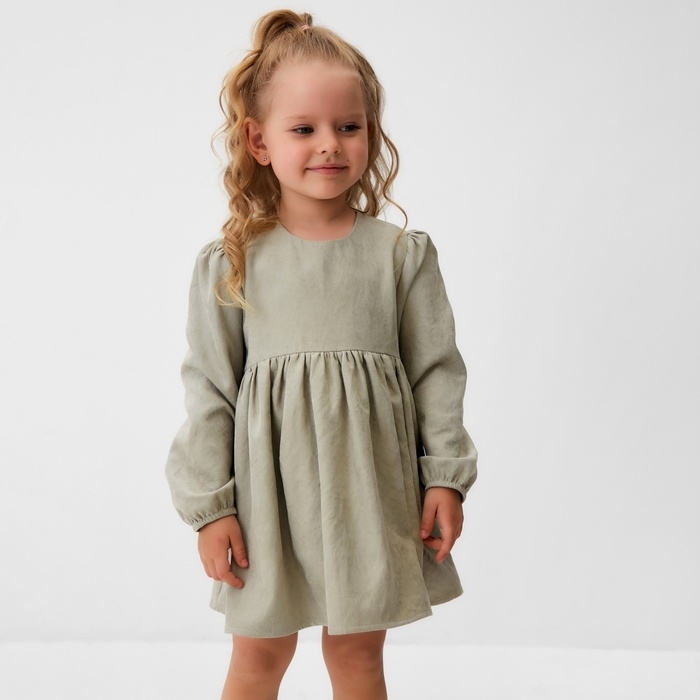 Платье для девочки MINAKU цвет светло-зеленый, рост 104 см Платье для девочки MINAKU цвет светло-зеленый, рост 104 см