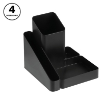 Подставка-органайзер для канцелярии Стамм "Имидж", чёрная Подставка-органайзер для канцелярии Стамм "Имидж", чёрная