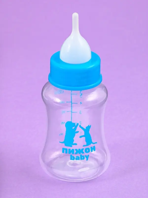 Набор для вскармливания "Пижон", бутылочка 150 мл, с 2 сосками и ершиком,