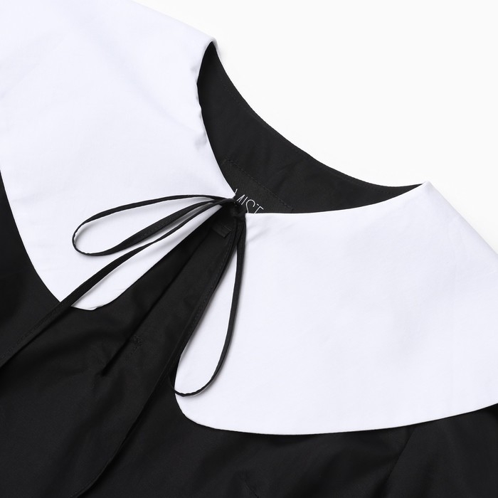 Платье женское MIST с воротником, р. 46, черный Платье женское MIST с воротником, р. 46, черный