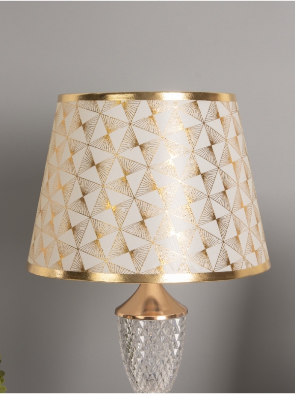 Лампа настольная &laquo;Премьер&raquo; 1х40Вт Е27 + ночник 3Вт золото 27,5х27,5х46см