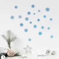 Наклейка со светящимся слоем &laquo;Снежный хоровод&raquo;, 10.5 х 14.8 см