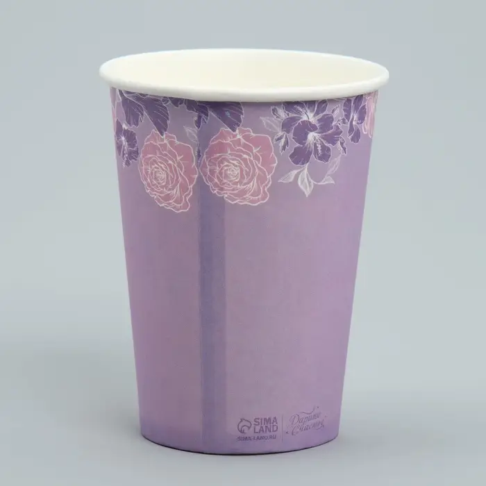 Стакан для цветов &laquo;Контурные цветы&raquo;, 350 мл