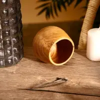 Стакан, 35 мл, 10&times;10&times;9 см, тиковое дерево