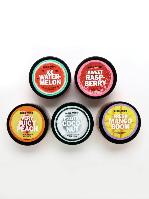 Крем-баттер для тела Very juicy peach, питание и увлажнение, с ароматом персика, 250 г, PICO MICO Крем-баттер для тела Very juicy peach, питание и увлажнение, с ароматом персика, 250 г, PICO MICO