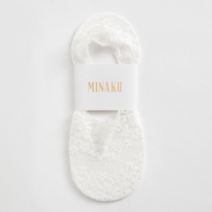 Носки-невидимки женские &laquo;Цветочки&raquo;, размер 36-37 (23 см)