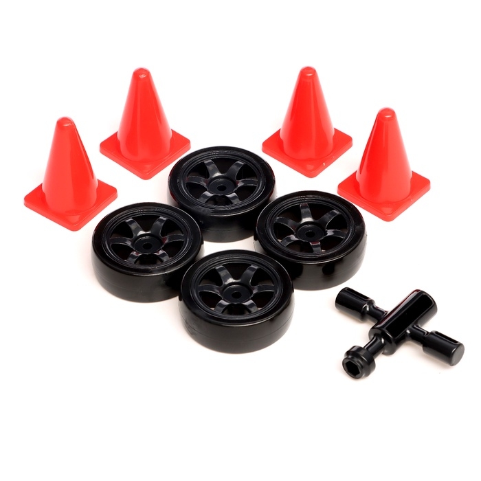 Машинка на пульте управления &laquo;Легенда Дрифта&raquo;, радиоуправление, полный привод, 40 км/ч, 2 комплекта колёс, 1:16, цвет чёрный