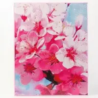 УЦЕНКА Алмазная вышивка полное заполнение "Цветы Вишни", на раме, 40*50 см
