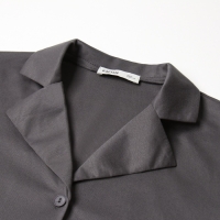 Комплект женский (рубашка, брюки, топ) KAFTAN "Base" размер 42, графит