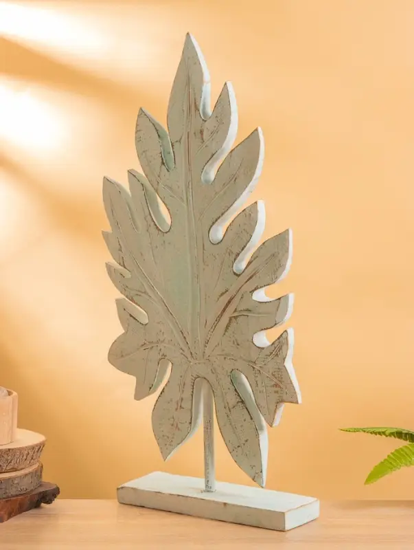 Сувенир на подставке &laquo;Лист&raquo;, 29&times;8&times;57 см, дерево