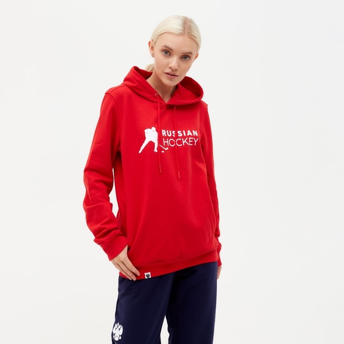 Худи President Спорт.Хоккей, размер XXL, цвет красный Худи President Спорт.Хоккей, размер XXL, цвет красный