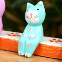 Сувенир "Котики на скамейке" дерево 18х4х7 см