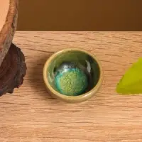 Соусник керамика, цв. светло-зелёный, 3,5х3,5х1,5 см