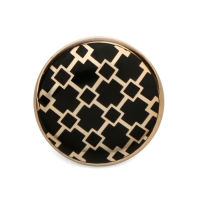 Ручка-кнопка CAPPIO, d=39 мм, цвет золото, 8 шт.