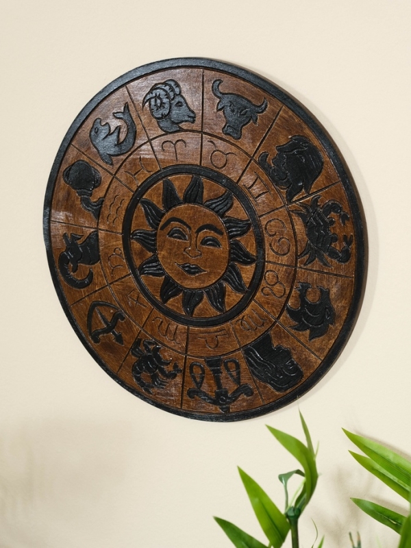 Панно резное МДФ Панно резное МДФ "Гороскоп", 40х40х0,6 см