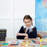 Набор первоклассника в папке, Calligrata, «Бабочка», 40 предметов Набор первоклассника в папке, Calligrata, «Бабочка», 40 предметов