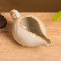 Соусник, 8&times;9&times;16 см, керамика, белый