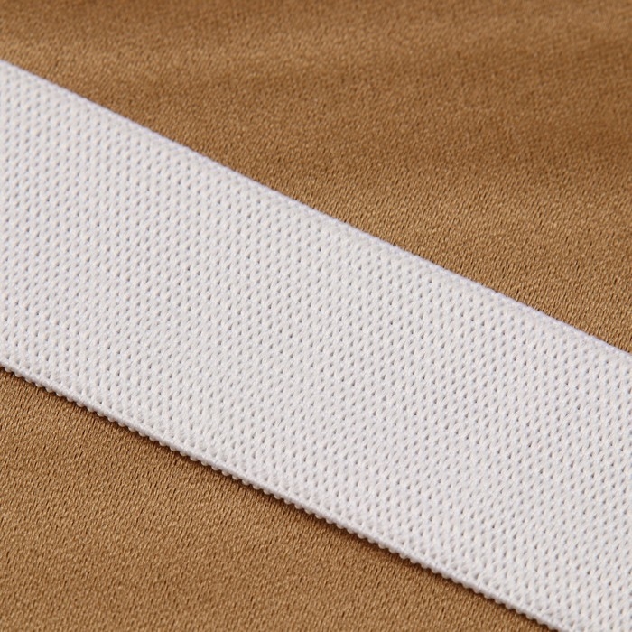 Лента эластичная, 25 мм, 25 &plusmn; 1 м, цвет белый