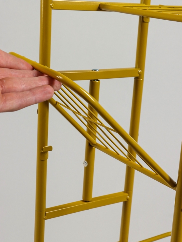 Подставка для цветов Greengo, 5 полок, 44 &times; 22 &times; 95 см, напольная, металл, цвет золотой