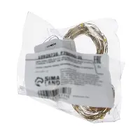 Гирлянда &laquo;Нить&raquo; 3 м, роса. IP20, серебристая нить. 30 LED, от батареек AG13&times;3, 3 режима, свечение тёплое белое