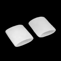 Напальчники для больших пальцев ног, силиконовый, 3.5&times;3.5&times;1.5 см, пара, белые