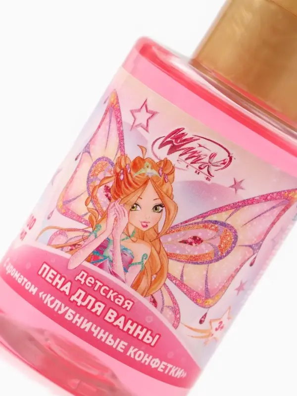 Пена для ванны детская, аромат клубничные конфетки, 100 мл, Винкс