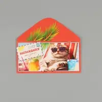 Конверт для денег &laquo;Наслаждайся жизнью!&raquo;, 16,5 х 8 см