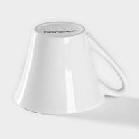 Кружка керамическая Доляна Coffee break, 180 мл, цвет белый