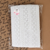 Кружево вязаное, 50 мм &times; 10 &plusmn; 1 м, цвет белый