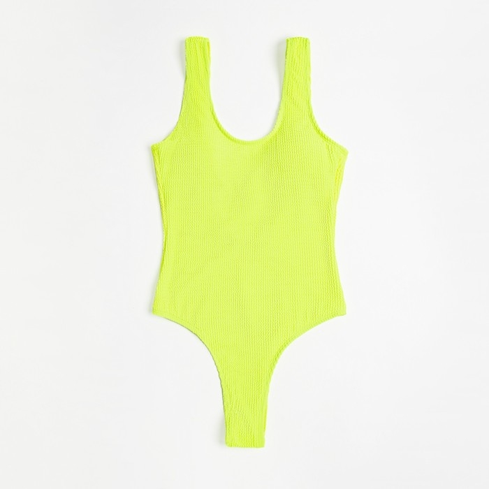 Купальник женский слитный MINAKU цвет салатовый, размер 44