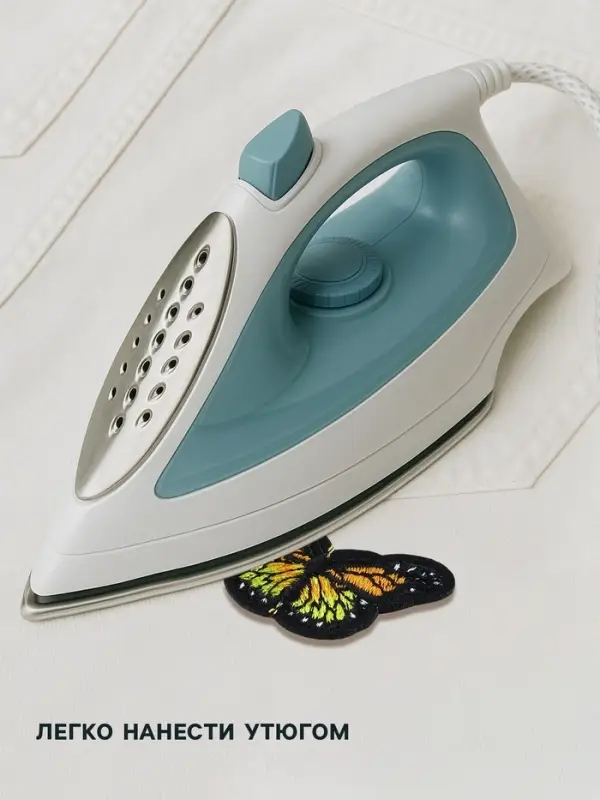 Термоаппликация &laquo;Бабочка&raquo;, 4.3&times;3 см, разноцветная