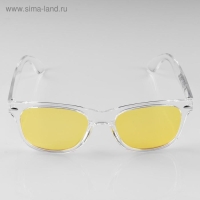 Очки солнцезащитные OneSun, uv 400, дужка 14.5 см, ширина 14.5 см, 4.5 х 5 см, жёлтые