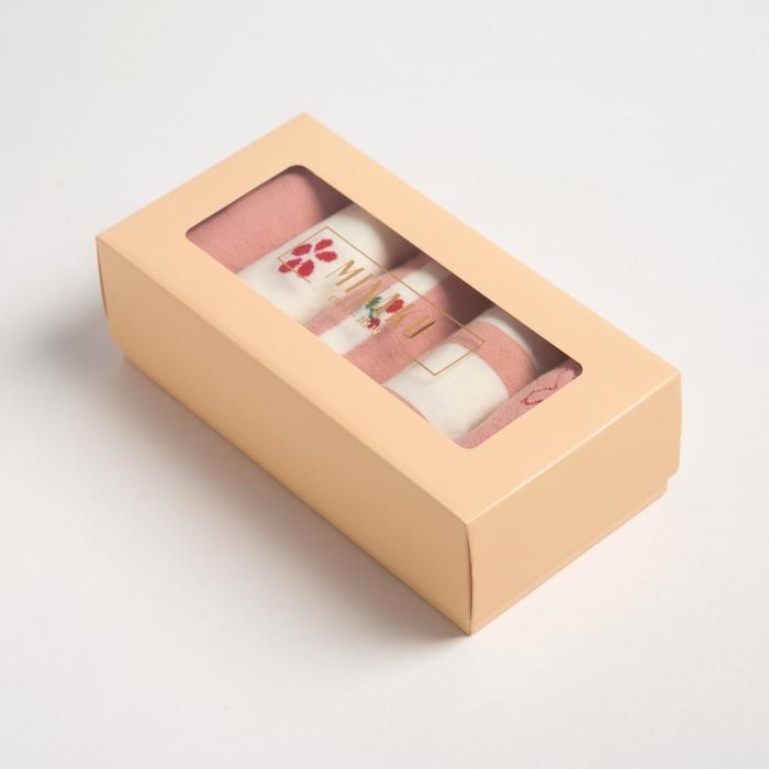 Набор женских носков (5 пар) MINAKU &laquo;Цветы&raquo;, размер 36-39 (23-25 cм)