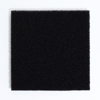 Губка прямоугольная, крупнопористая 10 PPI, лист 50 х 50 х 5 см, черный