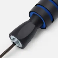 Беспроводная скакалка Silentino, черная с синим