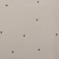 Пленка в листах, 58х58 см, "Сердечки", светлое кофе 65 микрон